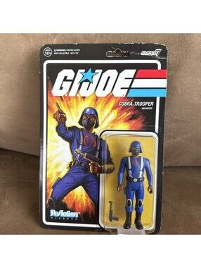 Super7 GI Joe Cobra Trooper Infantry Reaction 3.75" Action Figure - New